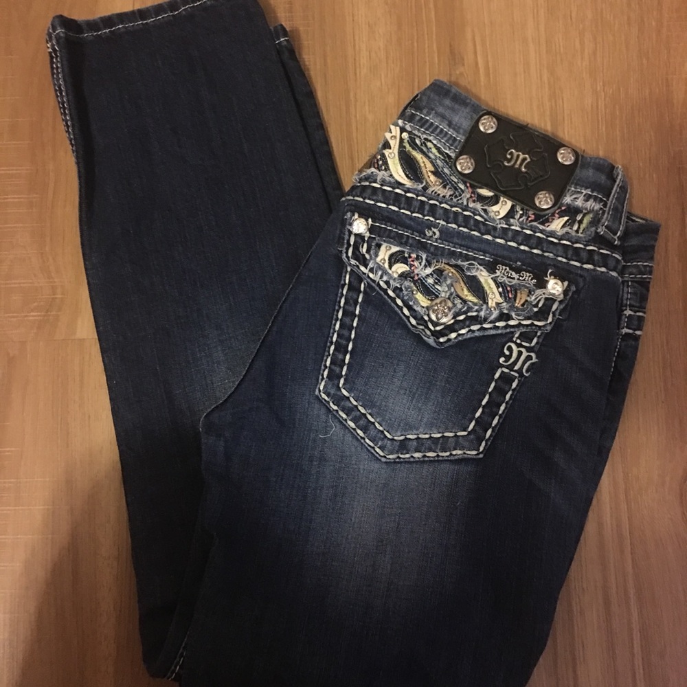 Miss Me cropped jeans